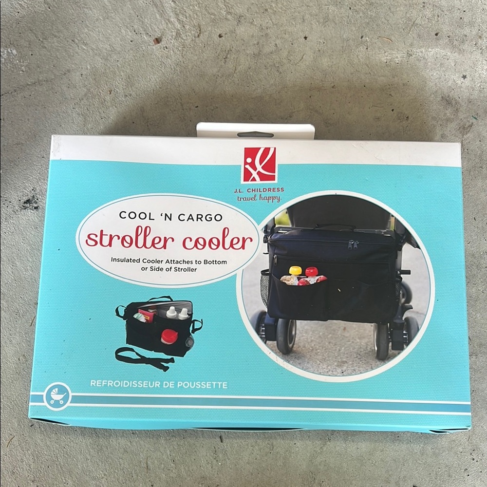 J.L. Childress Black Stroller Cooler